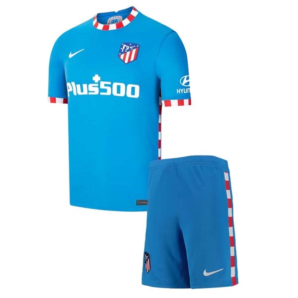 Ausweichtrikot Atletico Madrid Kinder 2021-2022 Günstige Fußballtrikots